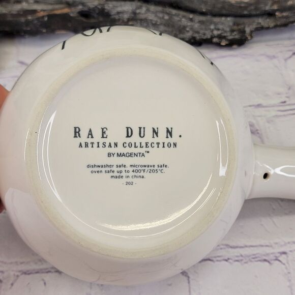 Rae Dunn YUMMY Ceramic Soup Crock with Handle - Picture 4 of 6